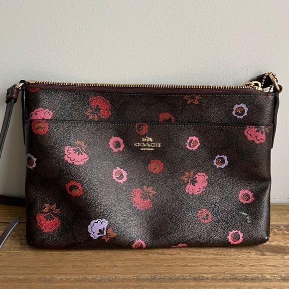Coach floral crossbody bag - Picture 3 of 6